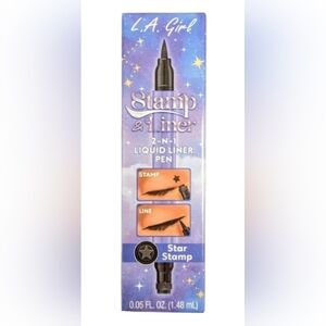 ⭐🍒 L.A. Girl Stamp & Line Liquid Liner Pen • Star Stamp • 2-in-1 🍒⭐